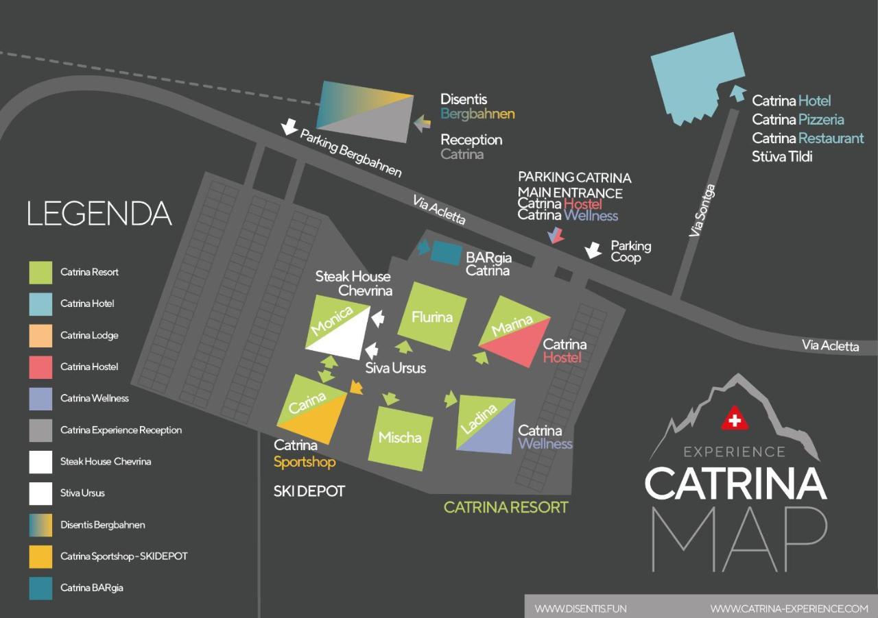 Catrina Hotel Дизентис Экстерьер фото